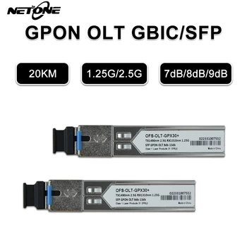 NETONE GPON OLT GBIC 9dB SFP GPON OLT SFP 2.5G 1.25G 20km C++++ GBIC ZTE Huawe Fiberhome OLT와 호환 가능