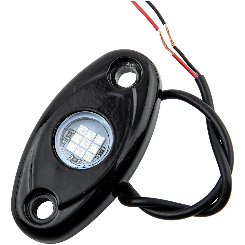 16 STKS LED Rock Lights Blauw 9 W voor Off Road ATV UTV Truck Boot 12 V-24 V Waterdicht