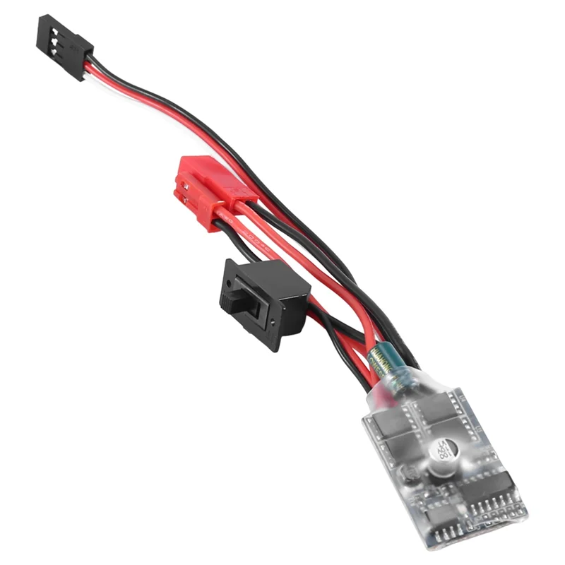 Rc Auto Rem 35a Geborsteld Esc Tweeweg Motor Snelheidsregelaar Voor 1/16 1/18 1/24 Auto Boot Tank