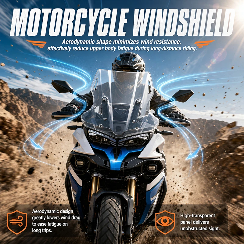 

NEW For VOGE DS525X DS625X 525 DSX 525DSX Motorcycle Windshield Accessories Windshield Increased Height DSX625 DSX525