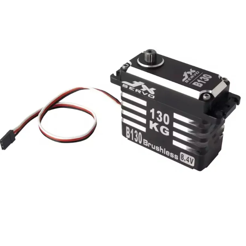 JX B130 130kg Mega Torque Volledige CNC Metal Gear Standaard Digitale Borstelloze Servo voor 1/5 RC auto Vrachtwagen Robot Drone
