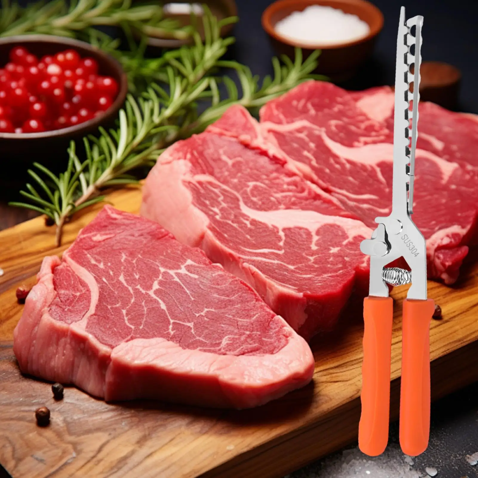 

Инструмент для удаления реберной мембраны с эргономичной ручкой. Инструмент для удаления реберной мембраны из нержавеющей стали для любителей барбекю.