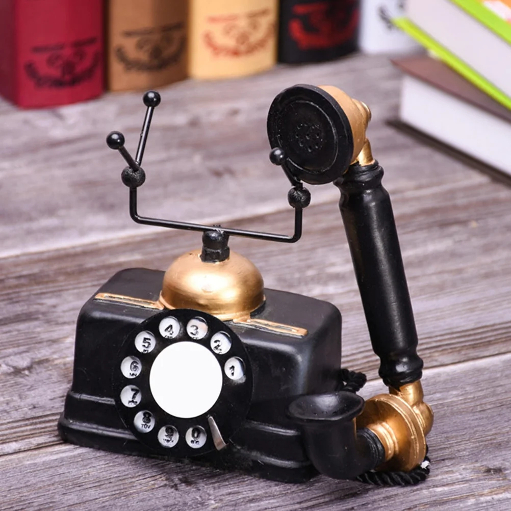 1 قطعة مكتب الهاتف الرجعية الزينة فريدة من نوعها غرفة المعيشة مقهى بار الديكور الداخلي لسطح الطاولة استخدام المنزل والمكتب
