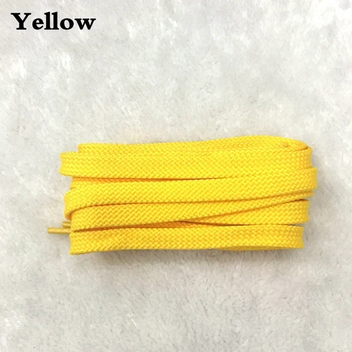 1Pair Classic Double Flat Shoelaces Solid Color Hollow Braided Sneakers Shoe laces for Men Women Shoelace Shoes Accesories image 4