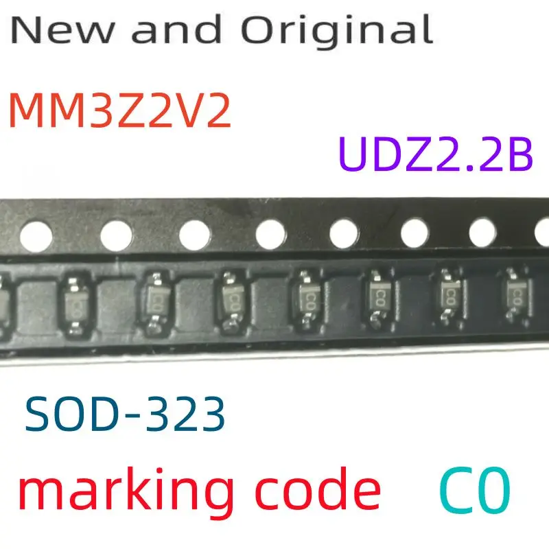 Mm3Z2V2 Udz2.2B Sod-323 2.2V Plastic-Encapsulate Zener Diode Marking Code Co
