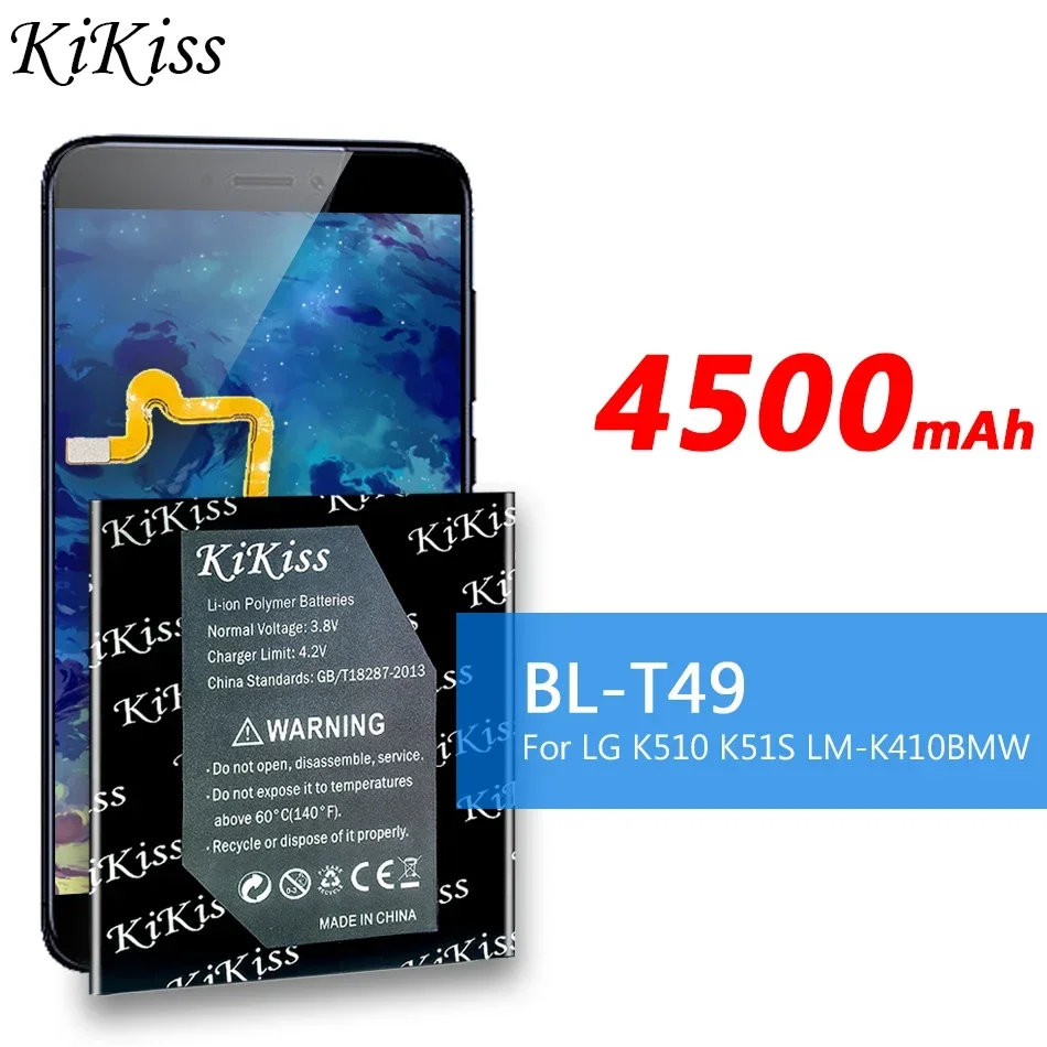 4500mAh Replacement BL-T49 Battery for LG K510 K51S LM-K410BMW LM-K510BMW LM-K510HM Battery BLT49 BL T49