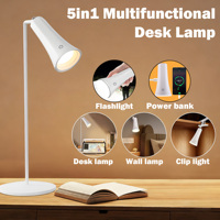 24LED Book Light Reading Light Eye Caring Clip on USB Rechargeable Dimmable Desk Lamp 360° Magnetic 2000mAh Book Reading Lamp
