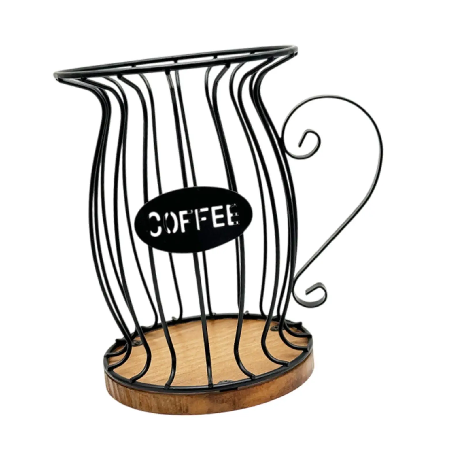 Coffee Filter Holder Basket, Coffee Pod Storage Organizer for House Warming, Kitchen, Countertop, Home Decor