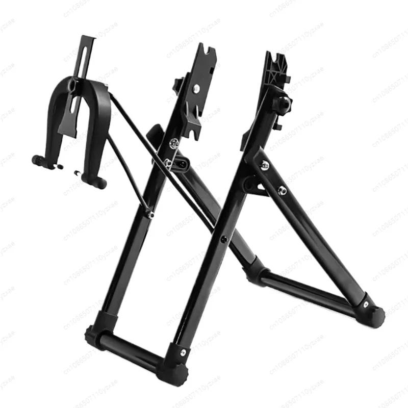 

Folding bicycle rim table, repair tool, wheel hub aligner