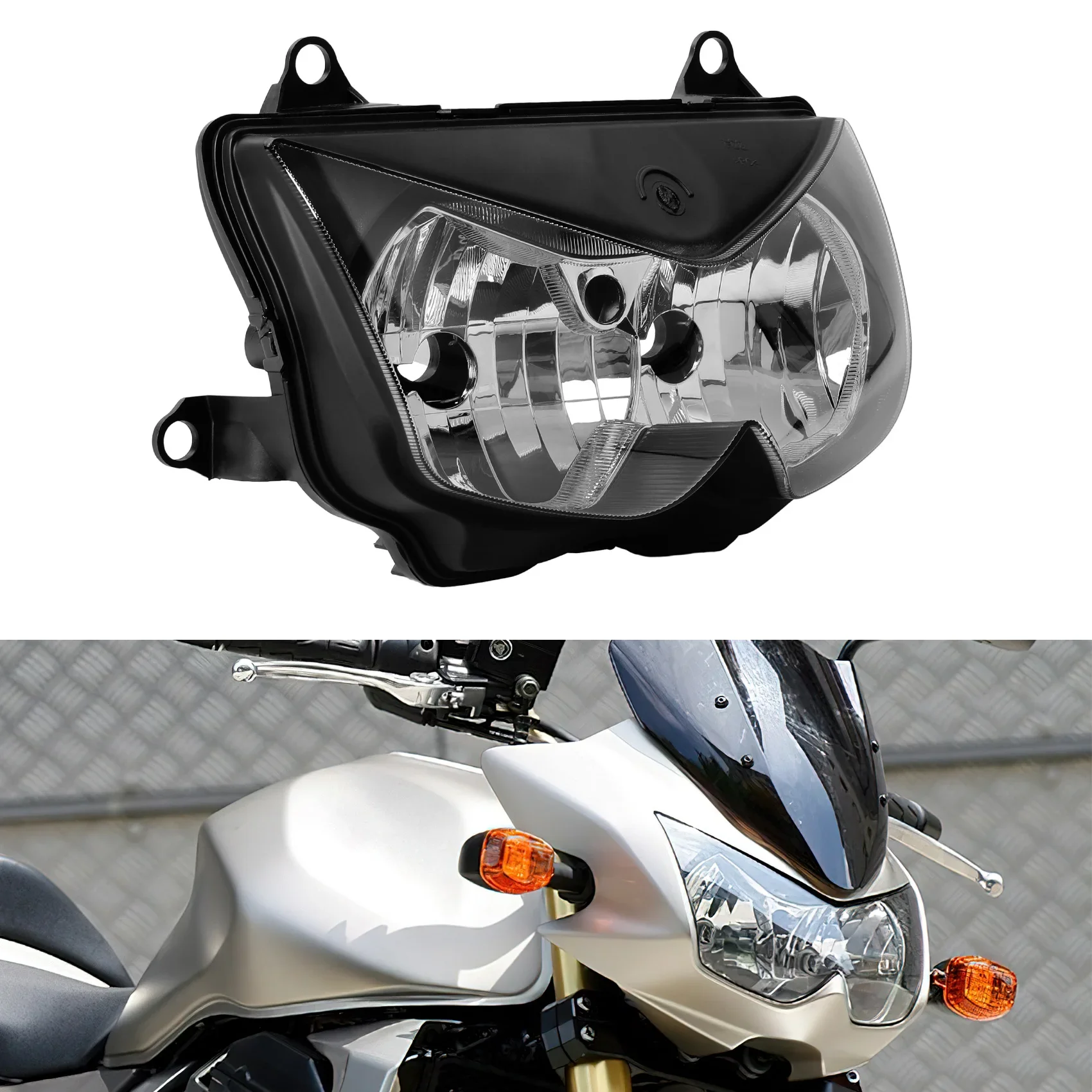 

Front Headlight Head Lamp Assembly For Kawasaki Z1000 2003-2006 Z750 2004-2006 2005 Motorcycle Accessories