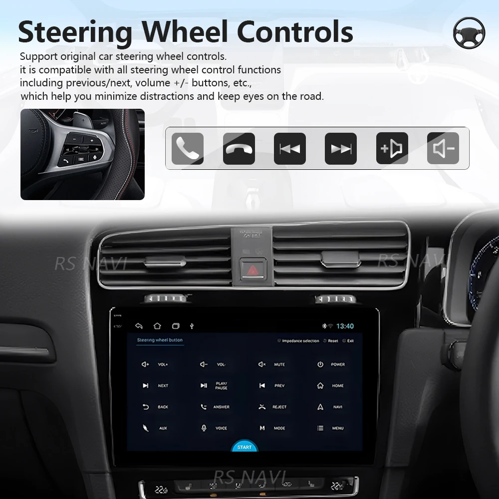 Plug and Play Android 16 Car Radio Right Hand Drive RHD Carplay Android Auto Stereo  For Volkswagen VW Golf 7 MK7 GTI 2012-2021