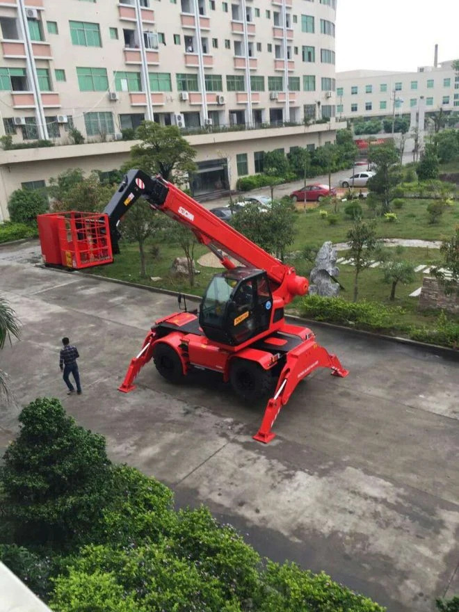 YG Rotating Telehandler Sale Telescopic Forklift 360 Degree Rotate Rotating Telehandler 15 Meters Lifting Height