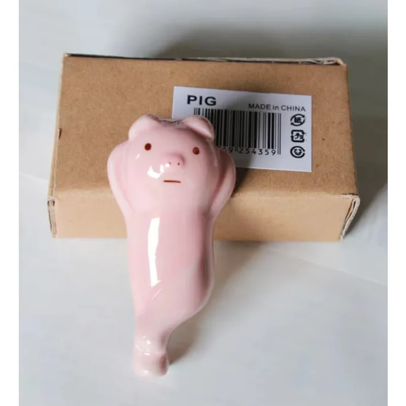 50pcs Cute Cartoon Ceramic Chopsticks Holder