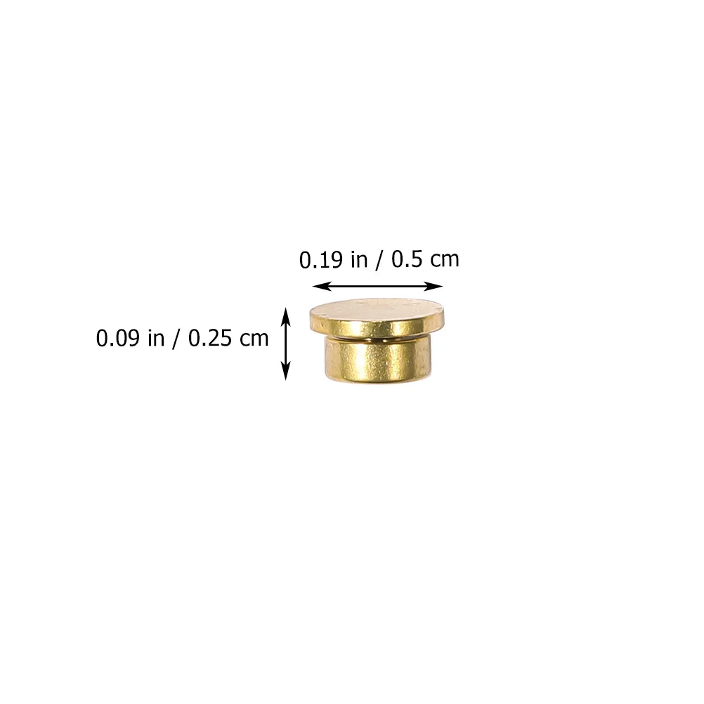 

10pcs Rotation Bearing Decor Golden High-Speed Diy Art Accessory Copper Nail Decor Versatile Nail Accessory Women Jewelry Supply