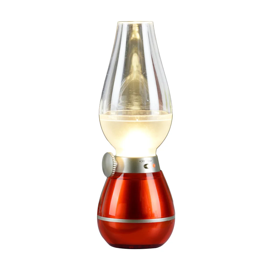 خمر نمط مصباح محمول قابلة للشحن مكتب ضوء الرجعية تصميم ABS مادة الاكريليك المنزل فندق الحدث استخدام الجدول مصباح #1