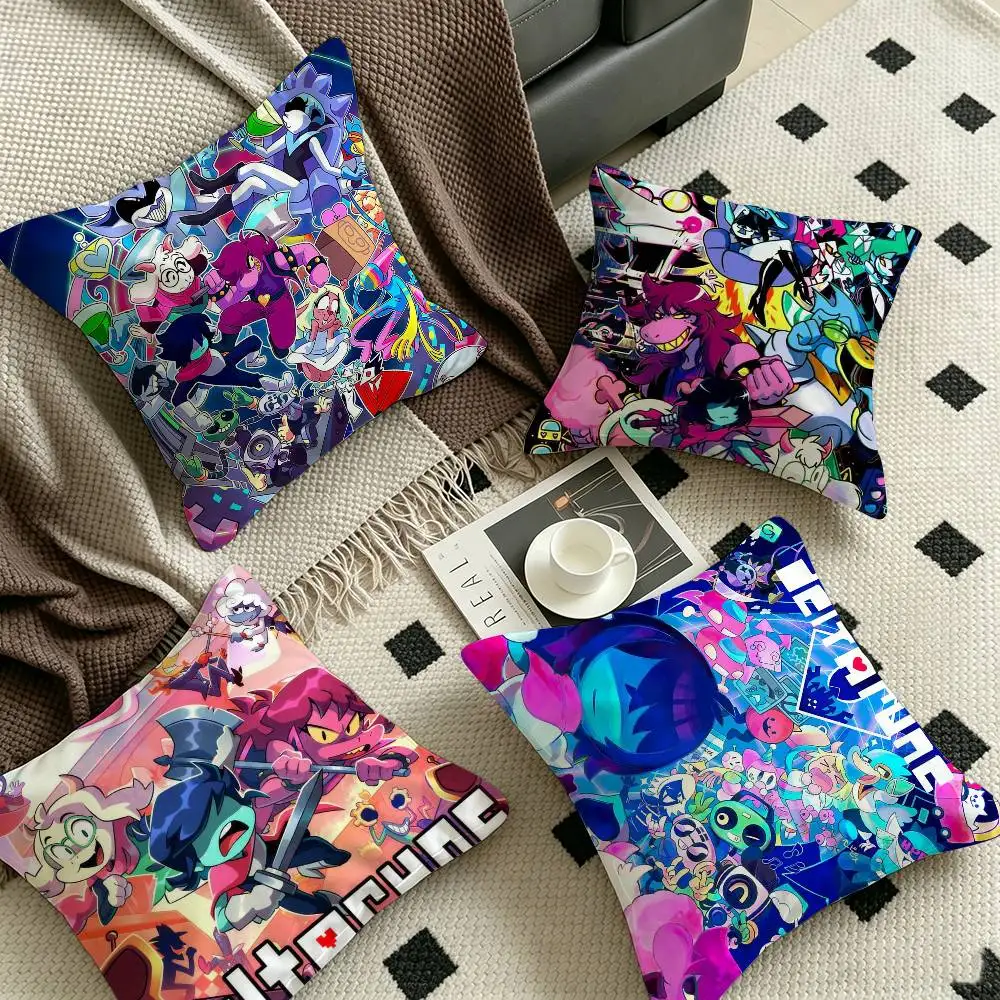 Deltarune Game Maple Design Cushion Cover Happy Autumn Harvest decor Holiday Decorati Pillow Cover