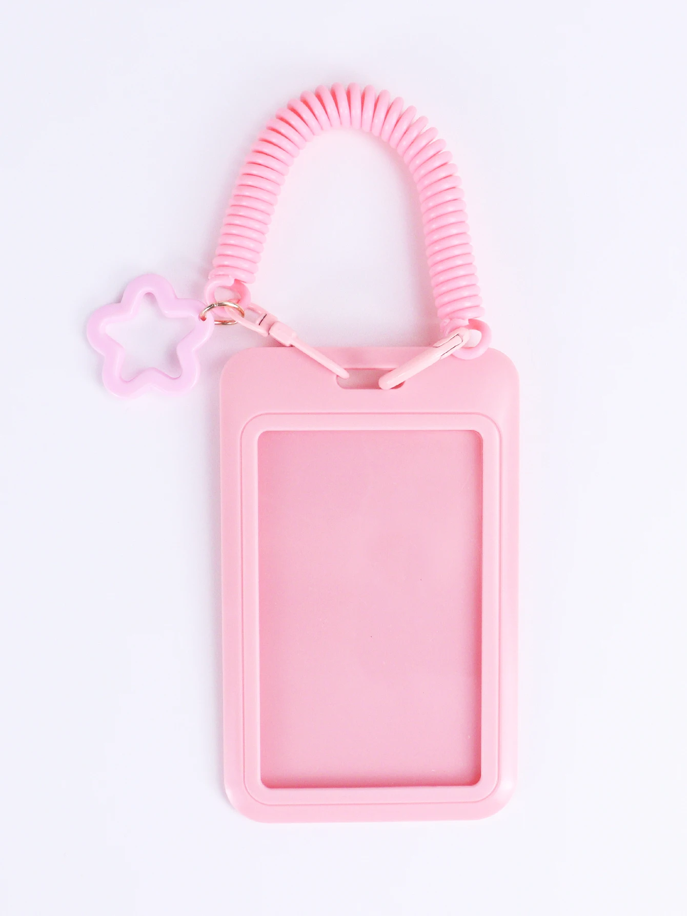 Cute Keychain Wristlet Lanyard Colorful Star Retractable Spring Lanyard ID Card Holder Bag Charms Accessories Gifts for Women