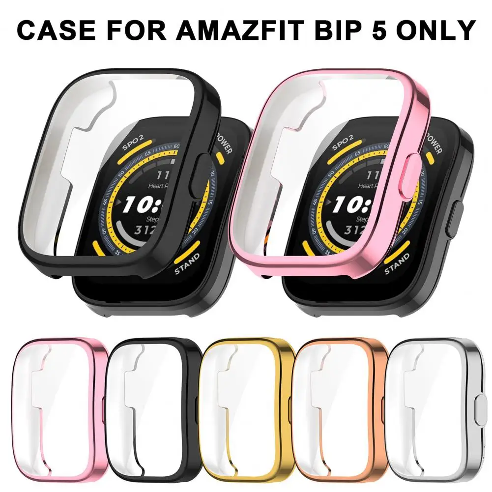 Watch Screen Protective Case For Amazfit Bip 5 Full High Clarity Anti Scratch Cover For Xiaomi Huami Amazfit Bip5