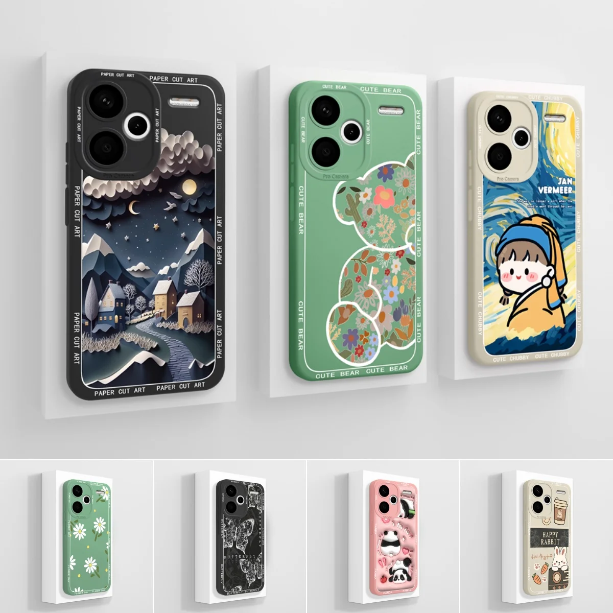Capa especial para xiaomi redmi note 13 pro plus 5g panda funda capa protetora de silicone macio para note 13pro + 6.67 