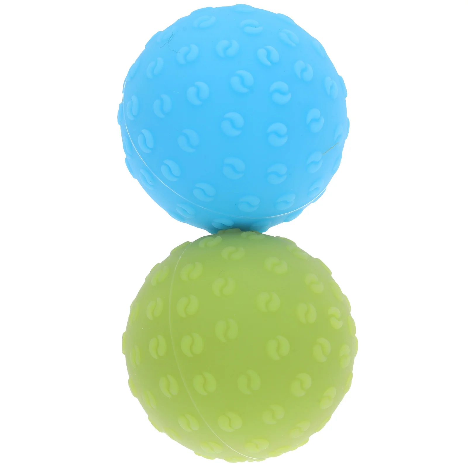 

2 pcs Silicone Massage Yoga Fitness Ball Tai Chi Texture For Home Office Outdoor Workout Stability Exercise Ball Men Women