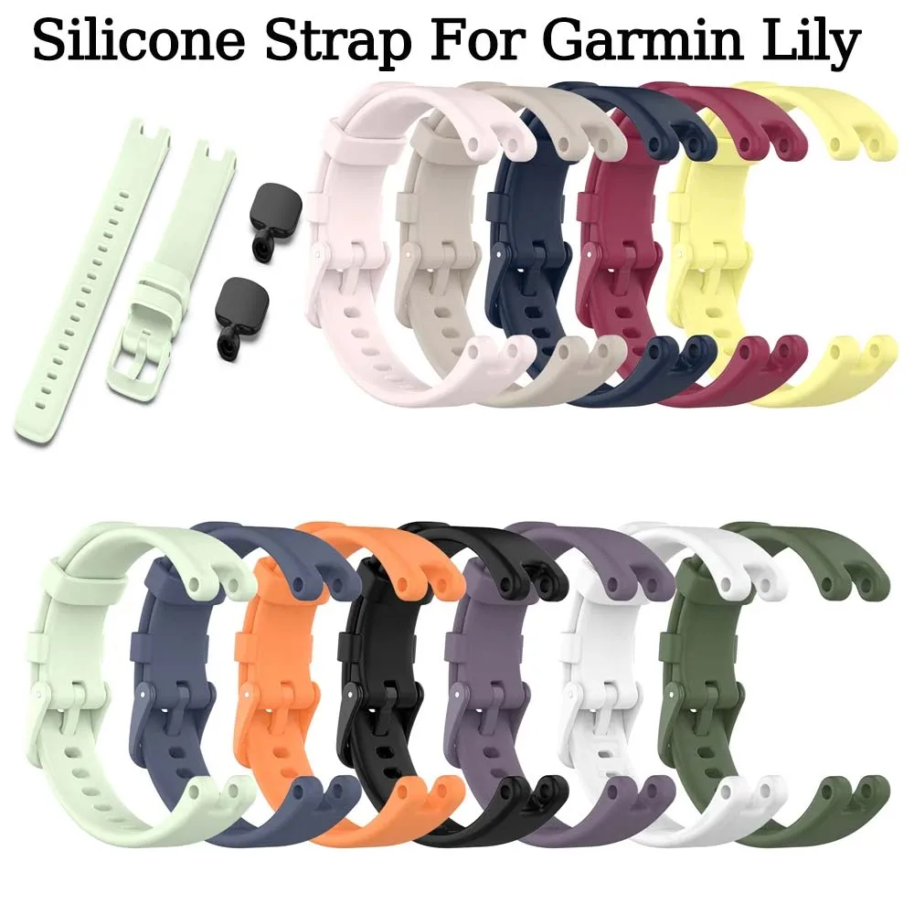 Solid Color Minimalist Style Breathable Watch Band.Suitable for Garmin Lily Watch Strap, Designed for Women,Holiday Gift