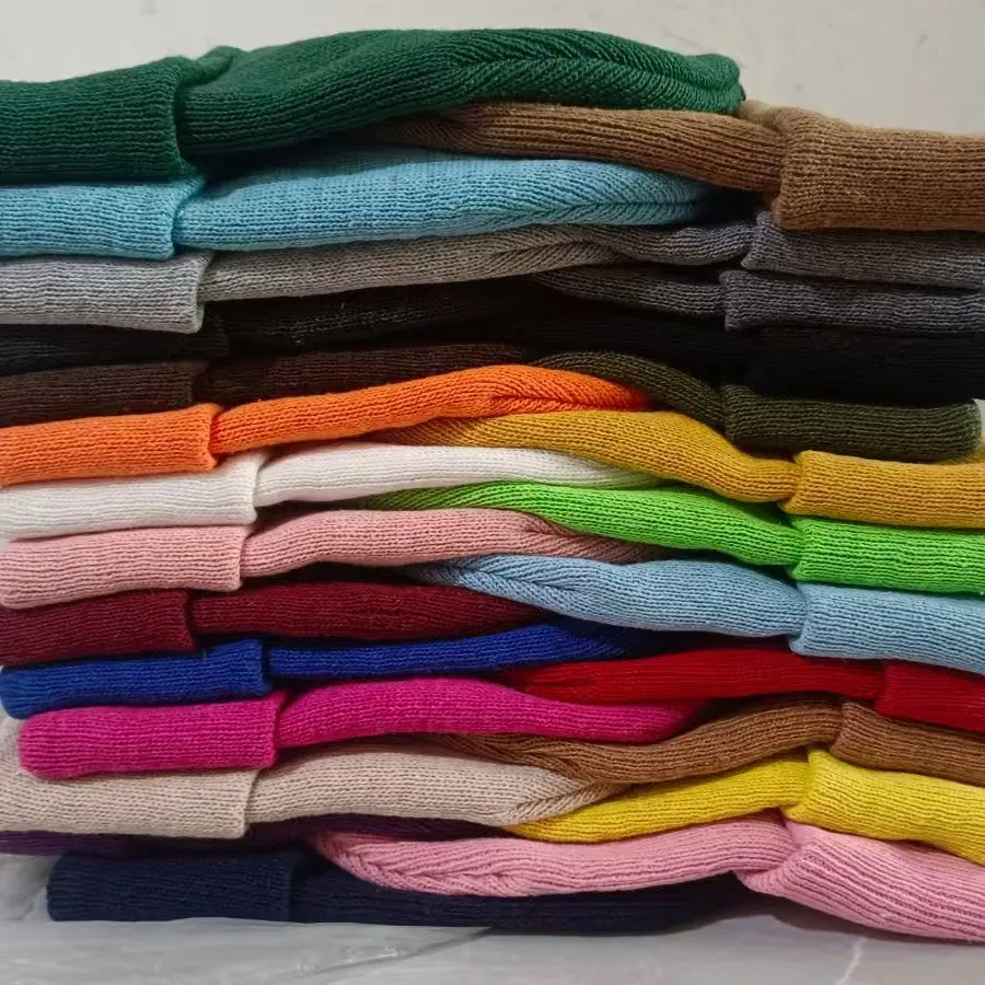 1 قطعة القبعات الشتوية للنساء الرجال بيني محبوك الصلبة لطيف قبعة الفتيات الخريف الإناث قبعة قبعات دفئا بونيه السيدات قبعة عادية #2