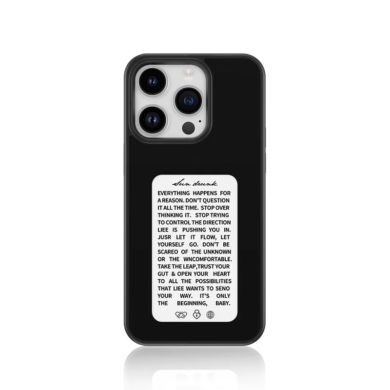 

Ink screen color phone case, smart passive NFC screen projection for iPhone13/14/15