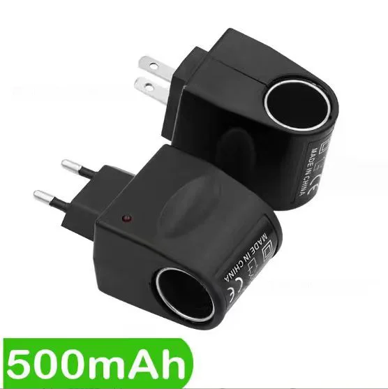 Car Cigarette Lighter Adapter AC 220V To DC 12V EU US Plug Converter Wall Power Socket Plug Adapter Auto Converter Car Accessory