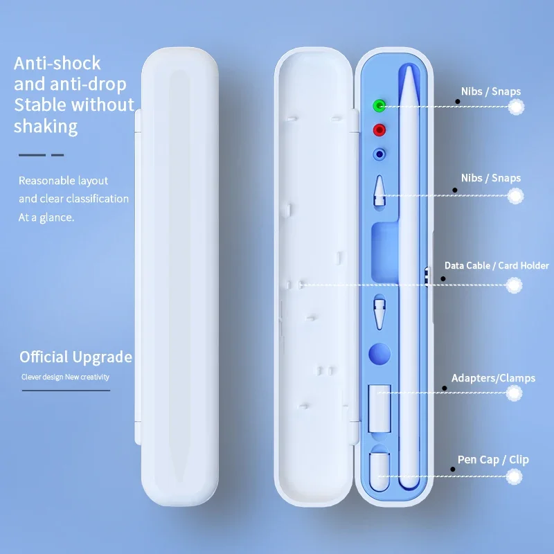 TABLIKE Pencil Case For Apple Pencil Pro/ 2nd Generation / 1st Gen Stylus  Cover, Pen Holder Protective Box iPad Pen Accessories