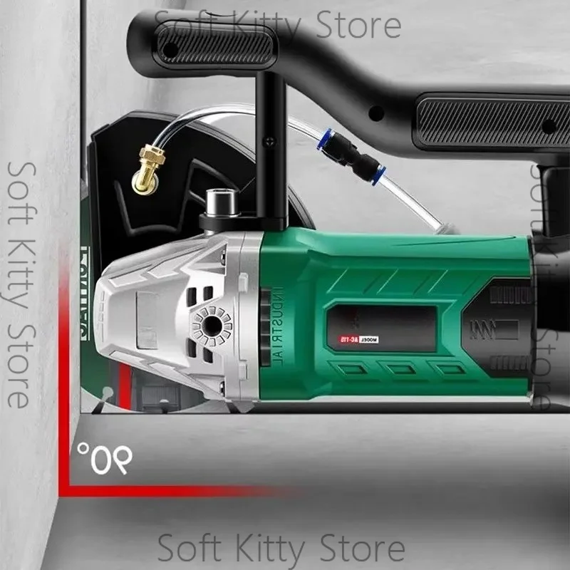 Water Cooling 3500W Wall Groover Dust-Free Slotting Device Heavy Duty Cutter for Electrical Installation Cutting Tasks