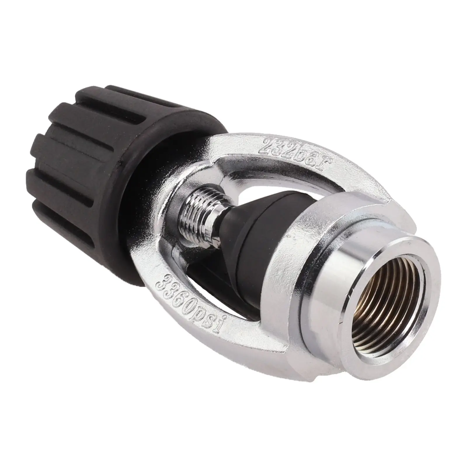 Scuba Diving Din To Yoke Adapter For The System First Stage With Dust Cap Connector For Diving Tank Inflatable 93.5x48.5mm Parts