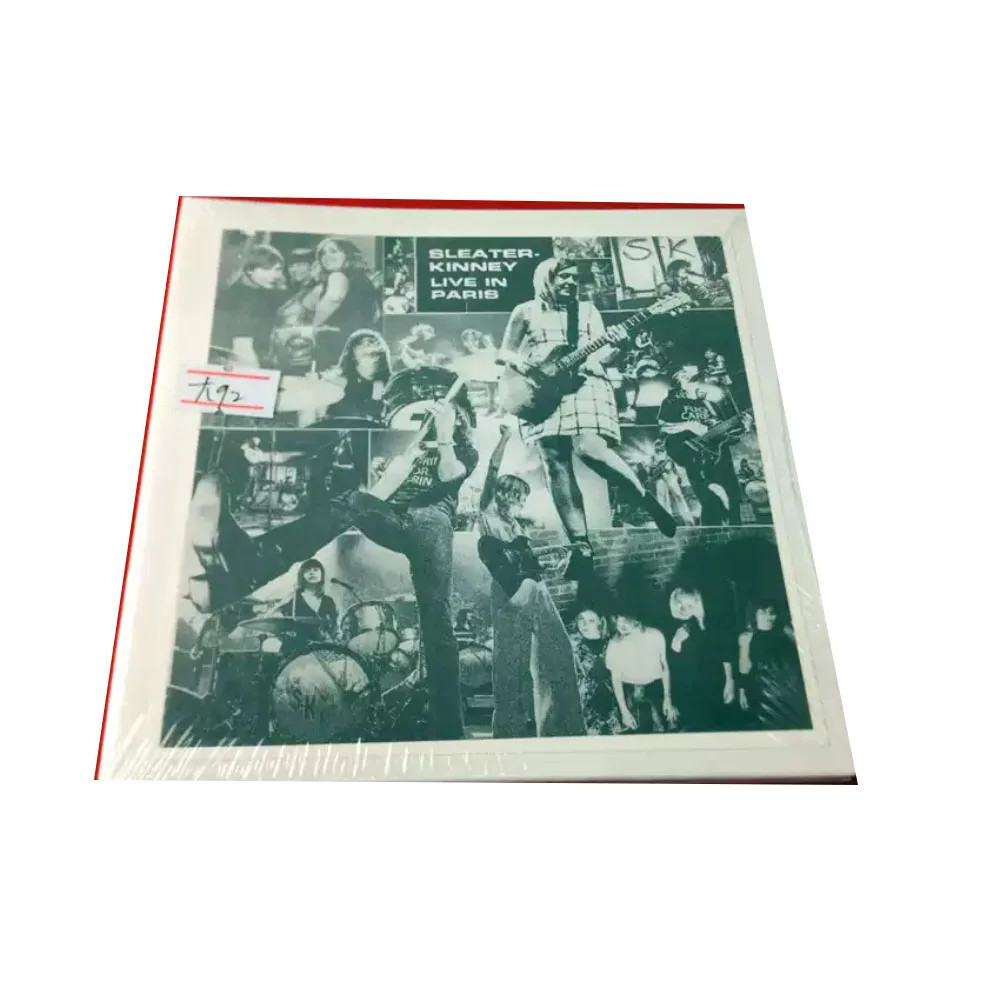 

CDSleater Kinney Live in Paris с острыми гитарными риффами и мощным женским повом как Corerestores Текстура маниккпанка