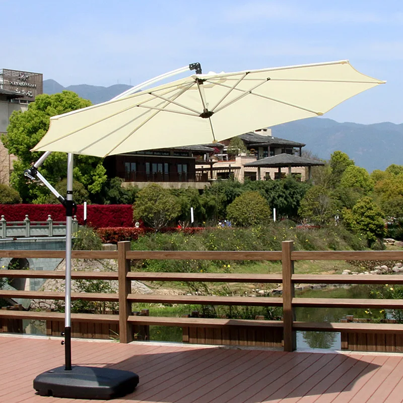 

Outdoor parasol balcony courtyard umbrella side scenic villa outdoor furniture