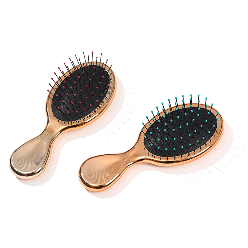 Electroplating Airbag Comb Creative Airbag Massage Household Anti-static Hollow Dry And Wet Curling Brush Hair Styling Tool