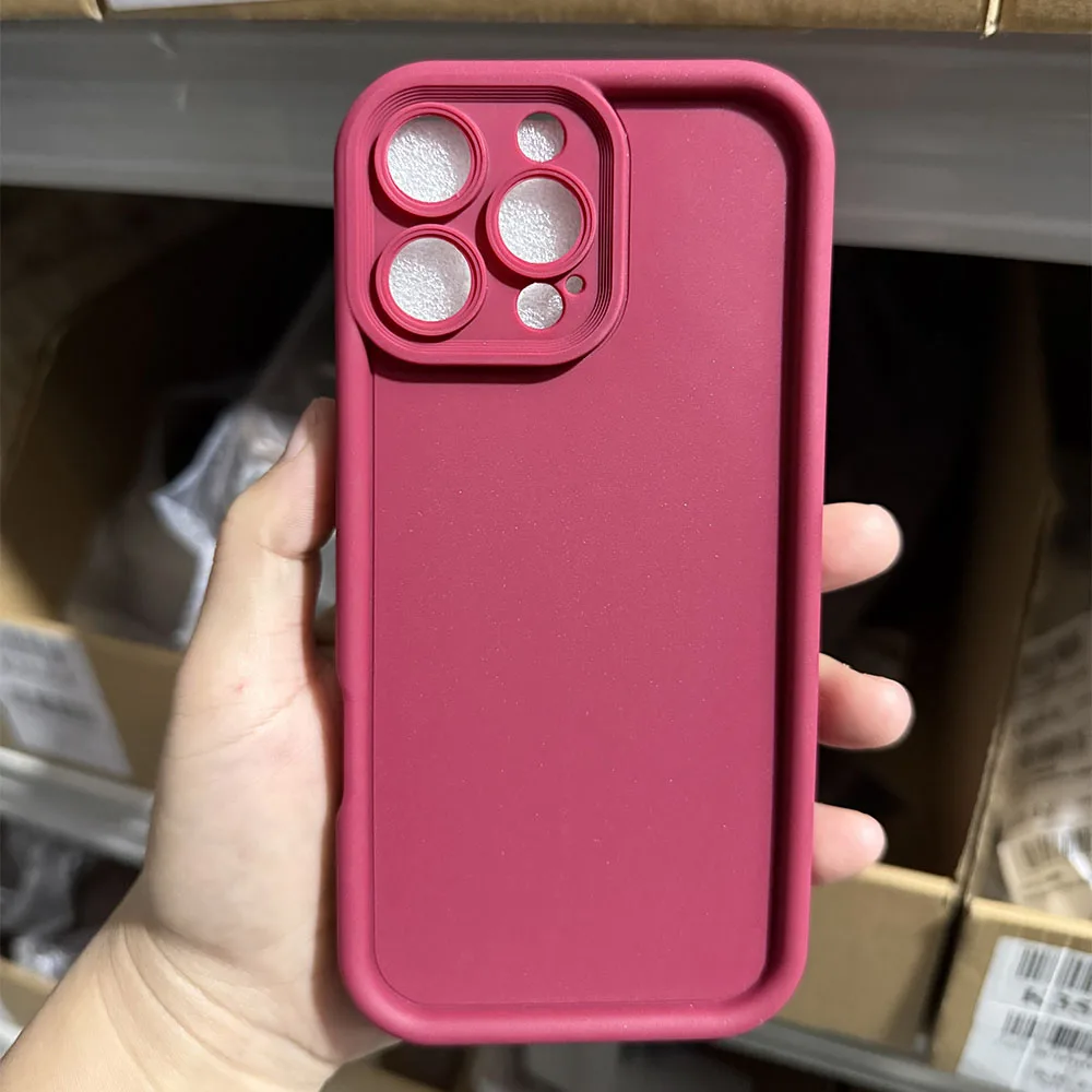 Maßgefertigte Hülle für iPhone 7 8 Plus SE2020 2022 XS XR 17 Air 16e 11 14 15 Pro Max 12 13 Mini Eine Vielzahl von Farben zur Auswahl