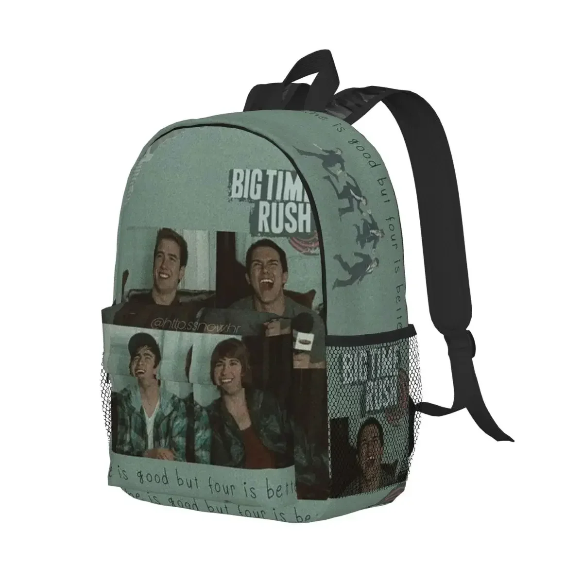 

Музыкальный рюкзак Big Time Rush BTR Band, студенческий рюкзак для мальчиков и девочек, детская школьная сумка, компьютерные сумки на плечо для мужчин и женщин