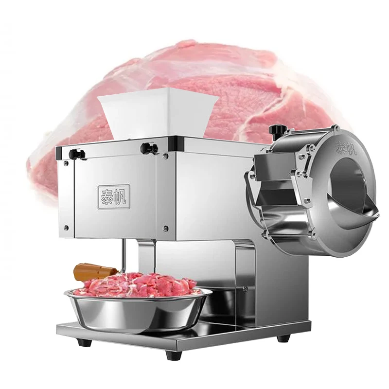 850W Commercial Electric Chicken Breast Pork Beef Slicer Shredder Desktop Meat Cutting Machine 110V/220V