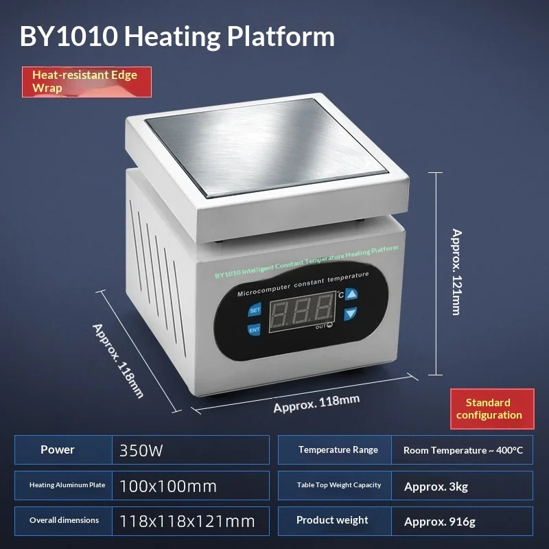 BY1010 Heating Station Digital Preheating Platform Electronic Hot Board PCB LCD Screen Repair
