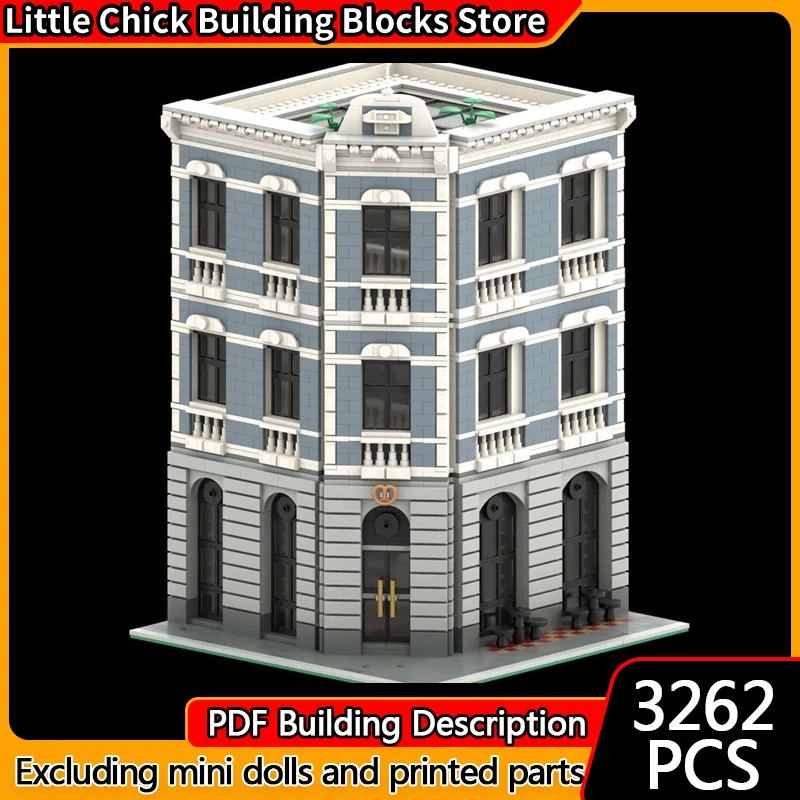 

Модель Street View MOC, строительные кирпичи, кондитерские изделия с пекардой и кафе, модульная технология, детские праздничные подарки, сборные игрушки