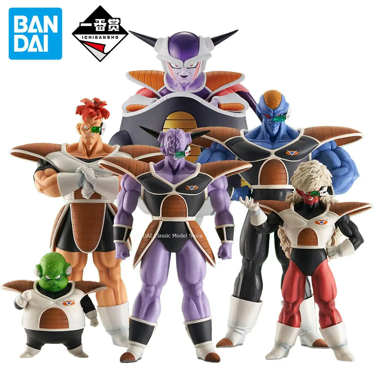 Genuine Original Bandai Banpresto Ichiban Kuji Dragon Ball Ichiban Kuji Ginyu Force Ginyu Recoome Jeice Burter Guldo Anime Model