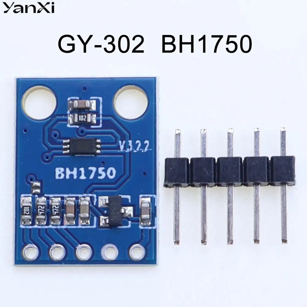 1-2 Stück GY-302 BH1750 BH1750FVI Lichtintensitäts-Beleuchtungsmodul Digitaler Optischer Intensitätssensor für Arduino