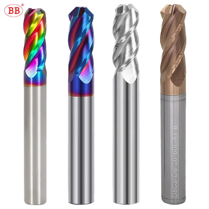 

BB End Mill C Tip Angle 45 Degree Corner Chamfer Milling Cutter Deburring CNC Tool Carbide for Steel Aluminum Diameter 3-12mm