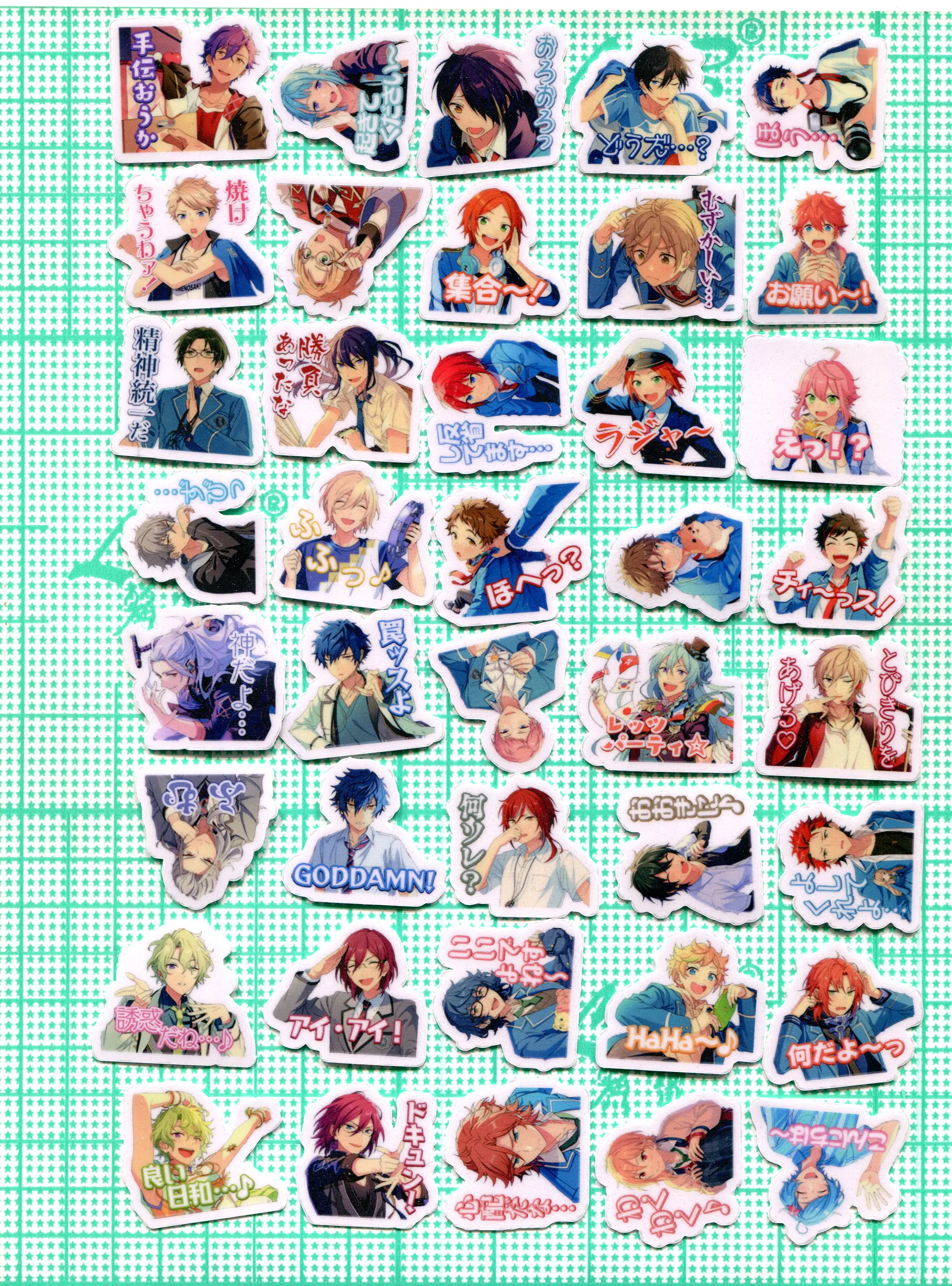 40pcs Different Style Ensemble Stars Sticker