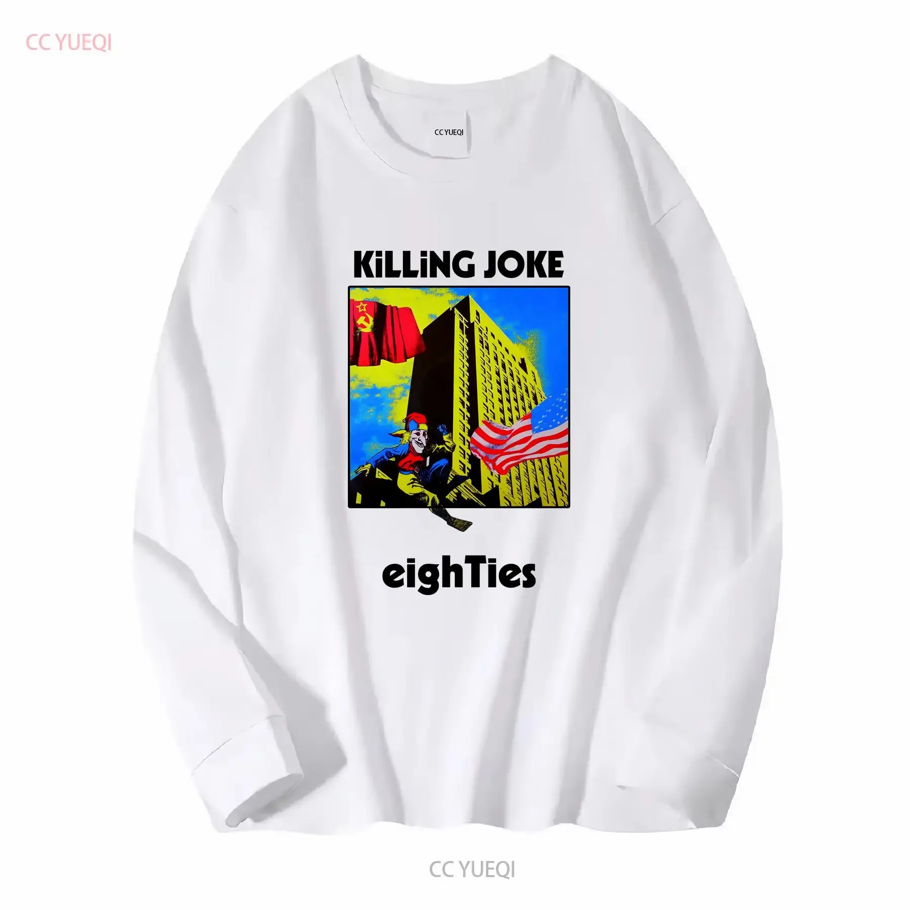Killing Joke Eighties T Shirt reptinted gift for rock fan TE3413 vintage Washed streetwear Top For Everyday Wear fashion