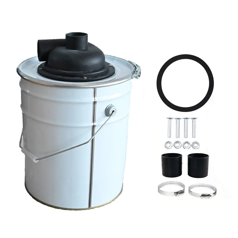 50 Inner Diameter Small Cyclone Separator Dust Collector Putty Powder Grinding Vacuum Cleaner Collection Bucket Dust Removal