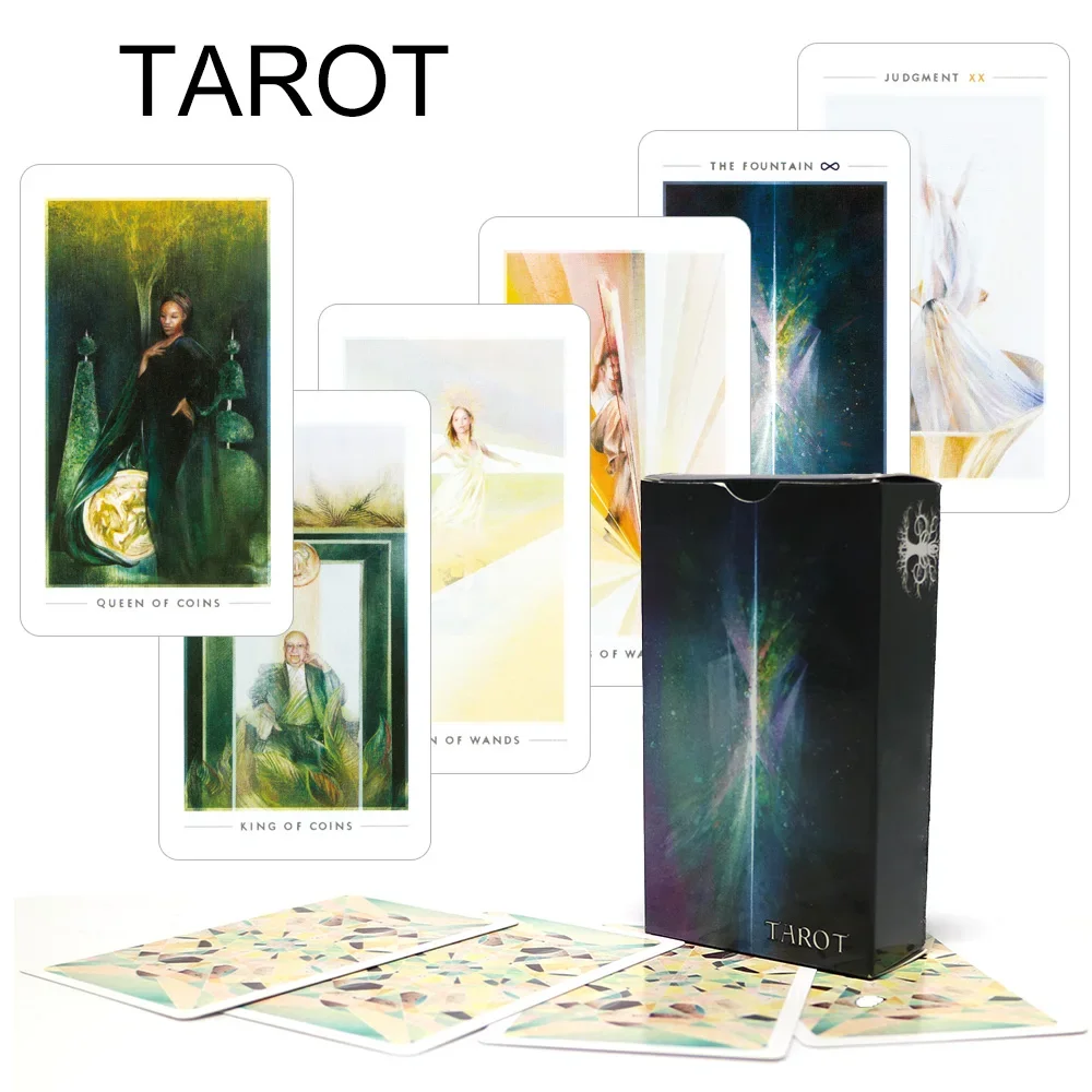 2024 The Most popular Tarot Deck 78 Cards Divination Fate Game Deck    English Version  Palying Cards For Party Game TAROT