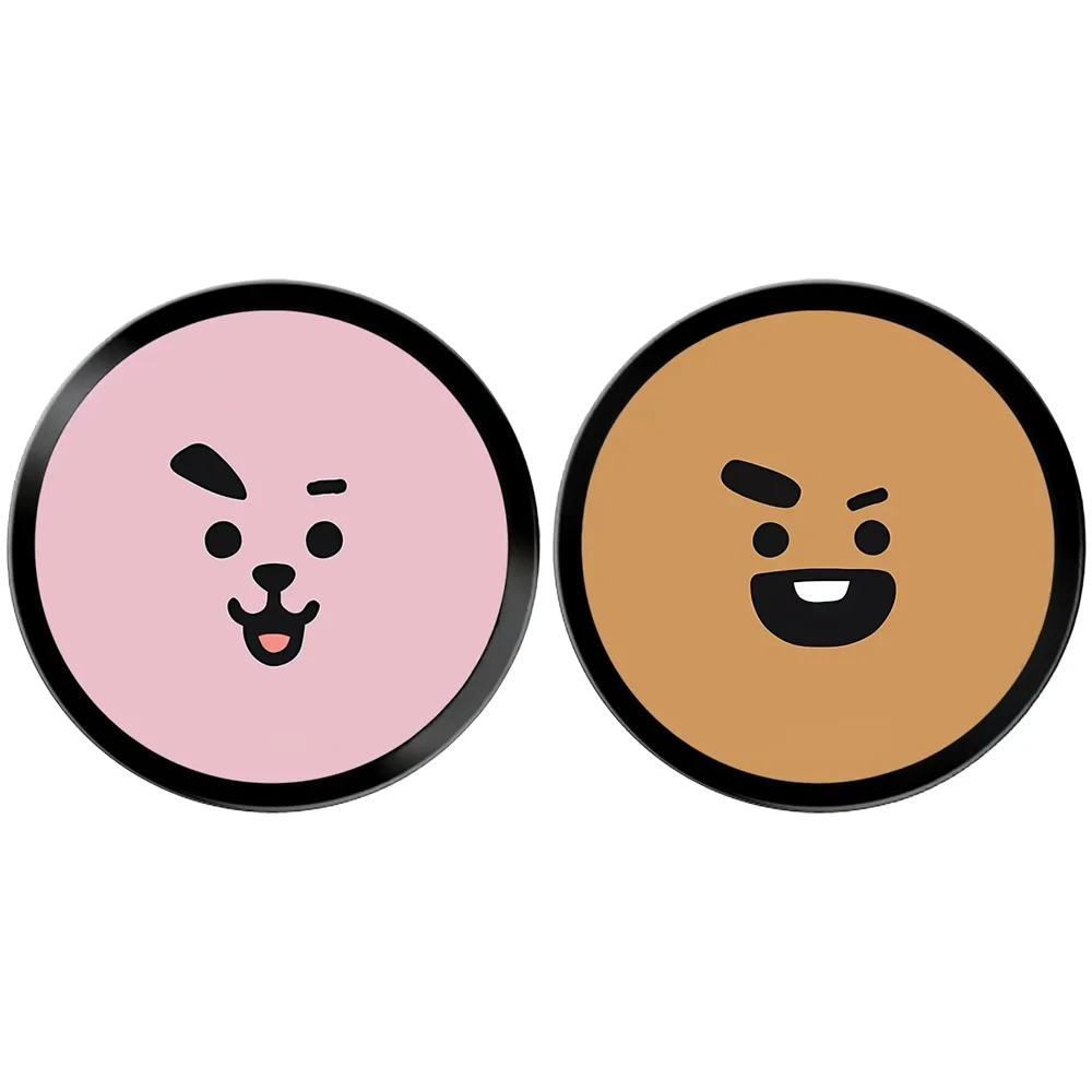 Cartoon Animal Face Magnetic Phone Stand for IPhone 13 14 15 16 17 Pro Max Case