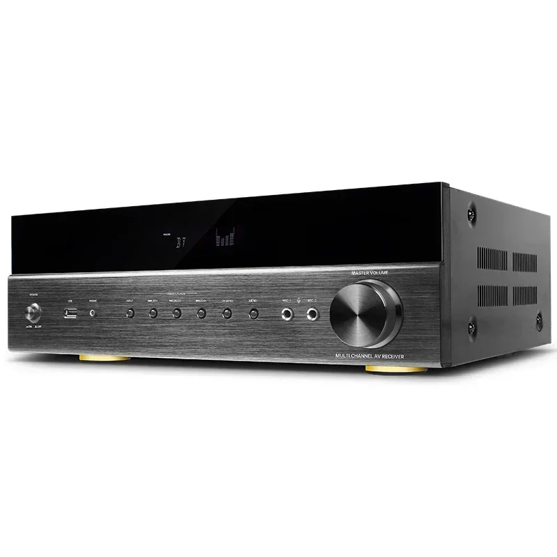 AV-6136HD True Surround Sound Decoder Stale Working 700W 8 Channel Amp Class a Power Amplifier