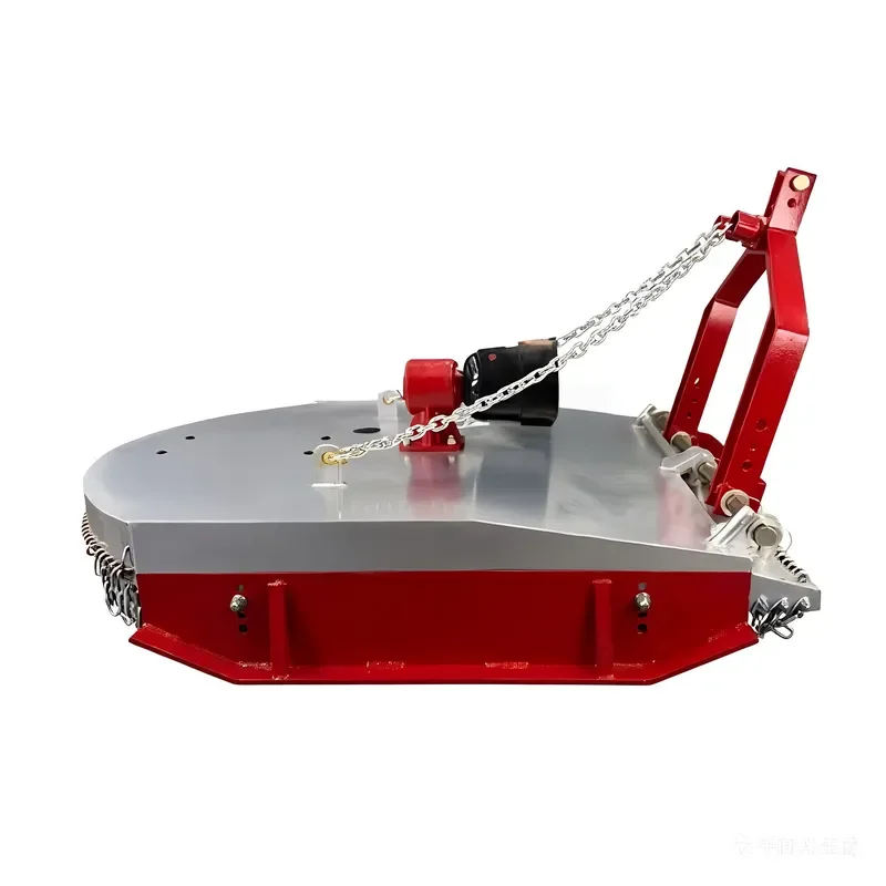 OEM Tractor Rear Mounted Pto Driven Hydraulic 2 Stroke 190cc Industrial Grade Rotary Mower Folding Handle 3 Point Hitch Red