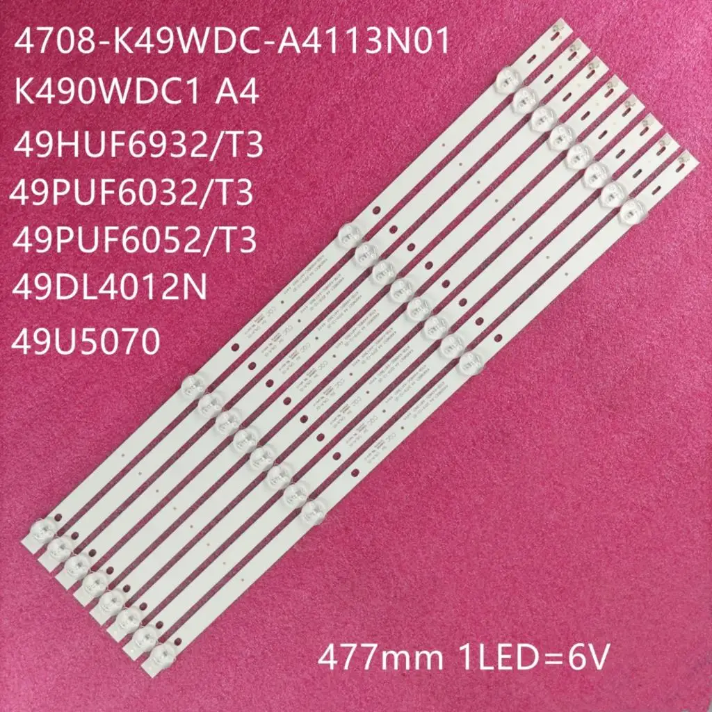 LED الخلفية قطاع ل K490WDC1 A4 4708-K49WDC-A4113N01 A2213N01 K490WDC2 K49WDC STV-LC50LT0010F STV-LC50ST2000U ، P49FN0038K